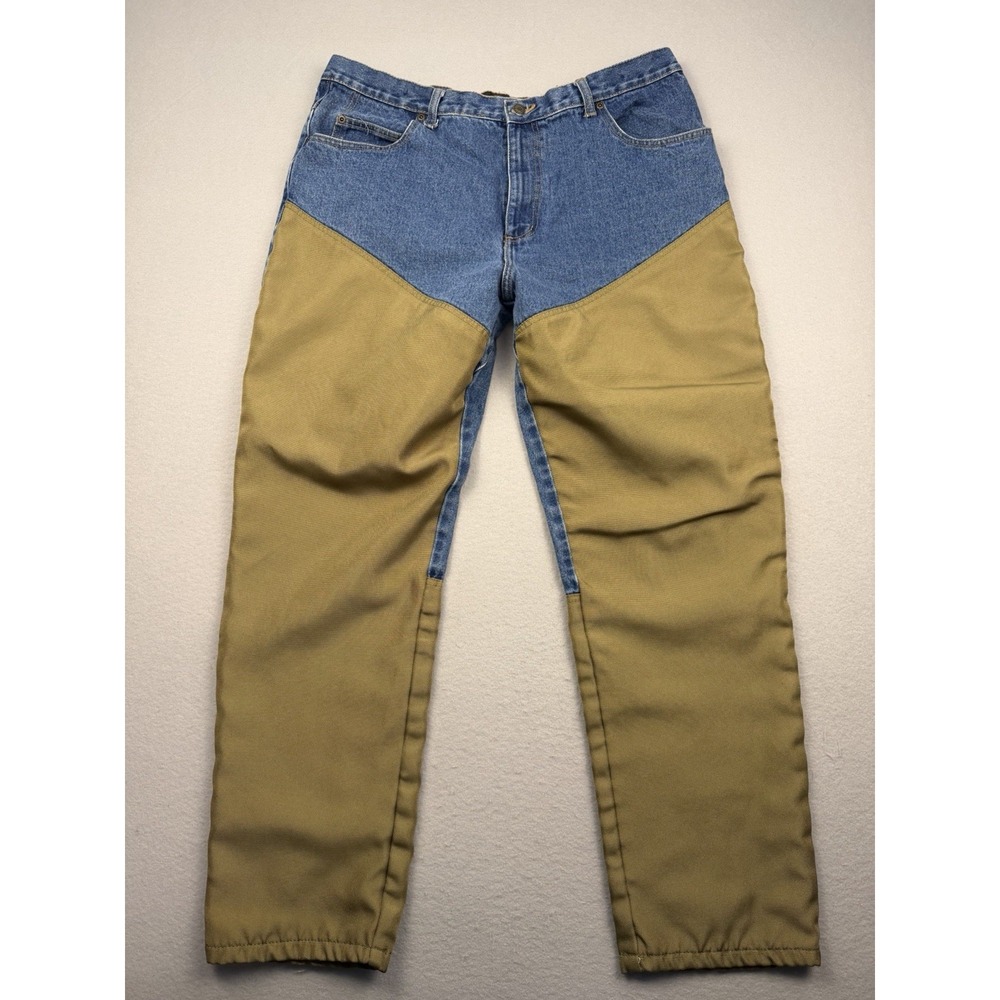 Red Head Brush Guard Jeans Blue Denim Field Pant Hunting Men's Size 38x32